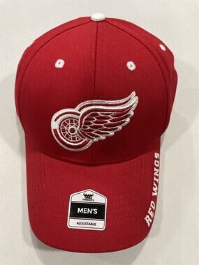 Detroit Redwings NHL Redl Hat  Adjustable MVP Mesh Snapback New